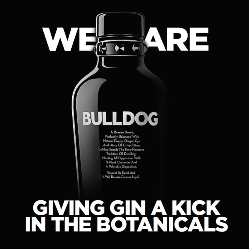 BULLDOG LONDON DRY GIN 700ML